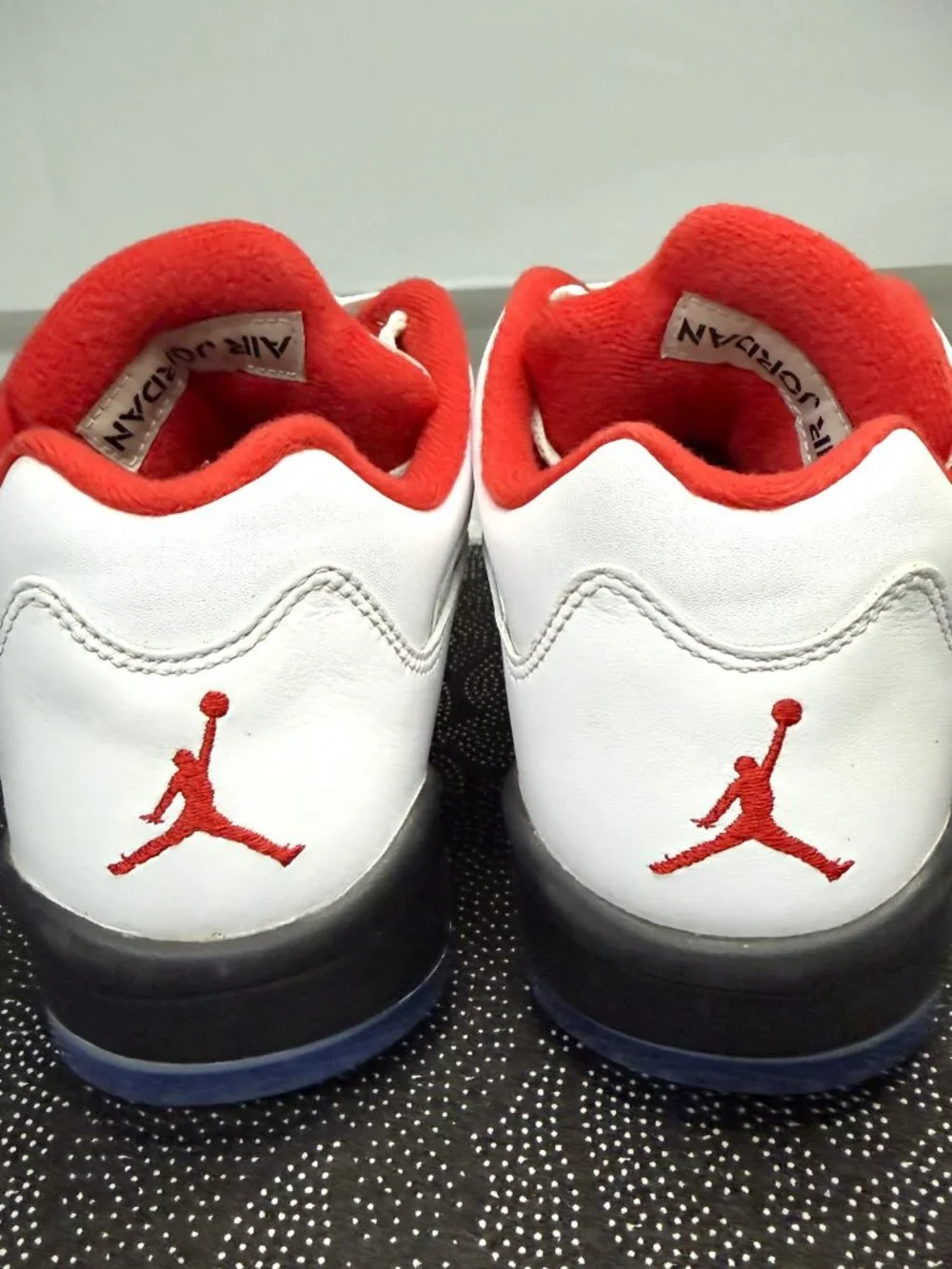 Nike Air Jordan 5 Low “Fire Red” Retro Golf Shoes CU4523-100 Men’s Size 8.5